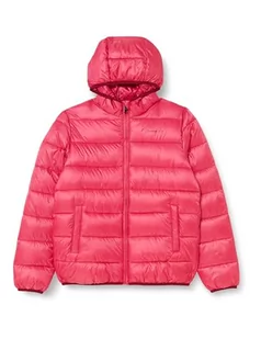 Champion Legacy Outdoor K-Light WR Hooded Dla dzieci i młodzieży kurtka, Rosa Fluo, 11-12 lat - Kurtki i płaszcze dla dziewczynek - miniaturka - grafika 1