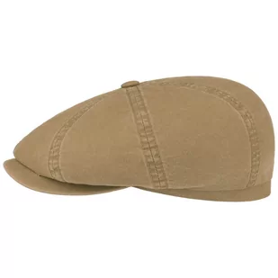 Kaszkiet Hatteras Bawełna by Stetson, ciemnobeżowy, S (54-55 cm) - Czapki męskie - miniaturka - grafika 1