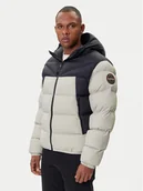 Kurtki męskie - Napapijri Kurtka zimowa A-Molveno NP0A88V2 Szary Regular Fit - miniaturka - grafika 1