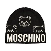 Czapki damskie - Moschino Czapka | z dodatkiem wełny - miniaturka - grafika 1