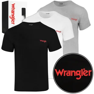 Wrangler Koszulka Męska T-shirt Basic Bawełniana 3 sztuki 22053 Rozmiar L - Koszulki męskie - miniaturka - grafika 1