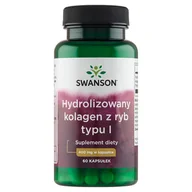 Stawy, mięśnie, kości - SWANSON Hydrolizowany kolagen z ryb typu I 400 mg - 60 kapsułek SWU1034 - miniaturka - grafika 1