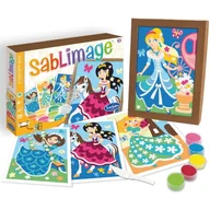 Zabawki kreatywne - Zestaw do malowania piaskiem Sablimage  - Księżniczki, SentoSphere - miniaturka - grafika 1