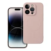 Etui i futerały do telefonów - OEM Futerał Silicone mag cover do iphone 14 pro różowy - miniaturka - grafika 1