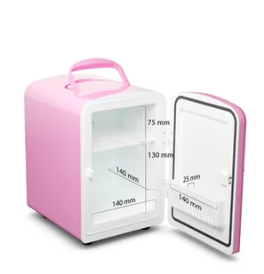 Lodówka Kosmetyczna Różowa ze Złotym Logo - Pozostałe urządzenia kosmetyczne - miniaturka - grafika 5