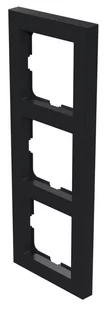 Ramka potrójna Heatit HC3 (czarna matowa) - Systemy inteligentnych domów - miniaturka - grafika 3