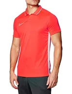 Koszulki męskie - Nike Academy19 Polo Ss męska koszulka polo czerwony Bright Crimson Bright Crimson White x-large - miniaturka - grafika 1