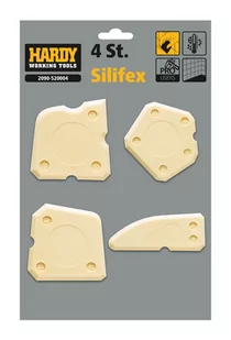 Szpachelki do silikonu Silifex zestaw 4 sztuk - Narzędzia glazurnicze - miniaturka - grafika 1