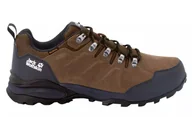 Buty trekkingowe męskie - Buty trekkingowe męskie Jack Wolfskin REFUGIO TEXAPORE LOW M (4049851_5298)-44.5 - miniaturka - grafika 1