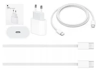 Ładowarki do telefonów - Ładowarka Apple 20W MHJE3ZM/A Nylonowy Kabel MQKJ3ZM/A Do iPhone 15 15 Pro 15 Pro Max - miniaturka - grafika 1