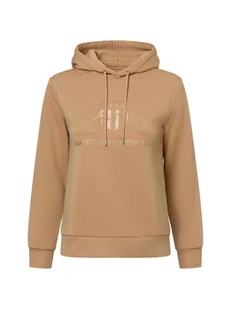 Gant Damska bluza z kapturem Kobiety Bawełna brązowy jednolity, S - Bluzy damskie - miniaturka - grafika 1