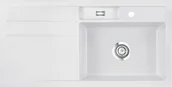 Zlewozmywaki - SystemCeram BELA 100 | komora PRAWA | SATIN 20 (50200120) - miniaturka - grafika 1