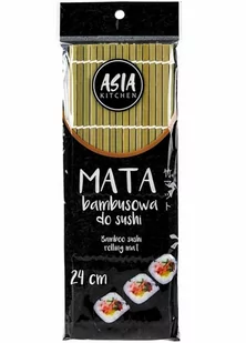 Sushi Asia Kitchen Mata bambusowa do gruba 24 x 24cm - Asia Kitchen 2967-uniw - Zestawy do sushi - miniaturka - grafika 1