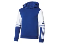 Swetry dla chłopców - adidas Bluza dziecięca z kapturem (Niebieski, 128) - miniaturka - grafika 1