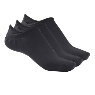 Skarpetki męskie - Skarpety Reebok Active Foundation Invisible 3-Pack GH0424 - czarne - grafika 1