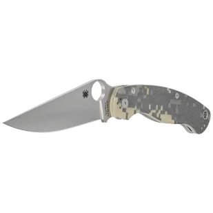 Nóż składany Spyderco Military 2 Camo G10, Satin Plain CPM S30V by Sal, Eric Glesser (C36GPCMO2) - Noże - miniaturka - grafika 2