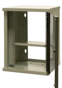 EmiterNet Szafa wisząca niedzielona 10'' 9U, drzwi blacha/szkło, 325×330x445mm (szer./gł./wys.) - Akcesoria do serwerów - miniaturka - grafika 1