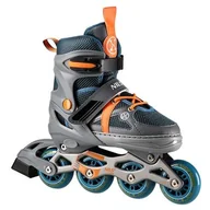 Rolki - ŁYŻWOROLKI NJ1828A SZARO-POMARAŃCZOWE ROZM. S(31-34) - miniaturka - grafika 1