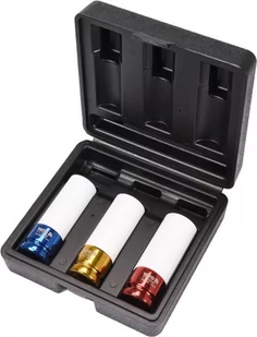 Klucz dynamometryczny 1/2" 28-210nm + Nasadki udarowe do felg aluminiowych, kpl 17, 19, 21 mm  - Klucze i nasadki - miniaturka - grafika 9