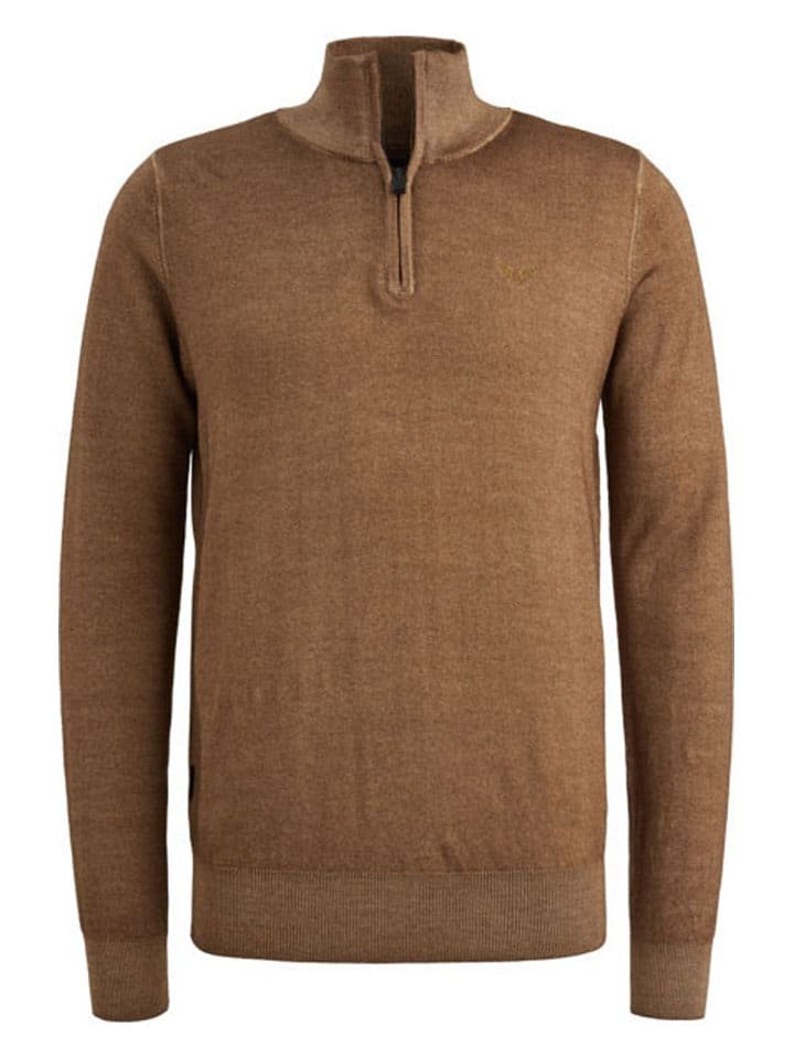 PME Legend Sweter w kolorze jasnobrązowym