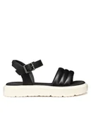 Buty dla dziewczynek - Geox Sandały J Kodette Gir J55DBA 000BC C9999 M Czarny - miniaturka - grafika 1