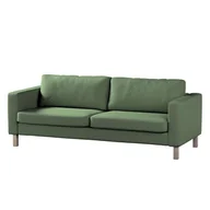 Pokrowce na meble - Dekoria pl pl Pokrowiec na sofę Karlstad 3-osobową nierozkładaną krótki zielony melanż 204 x 89 x 64 cm Amsterdam 615-704-44 - miniaturka - grafika 1