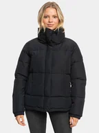 Kurtki damskie - Roxy Kurtka puchowa Winter Rebel Jk Otlr ERJJK03556 Czarny Regular Fit - miniaturka - grafika 1