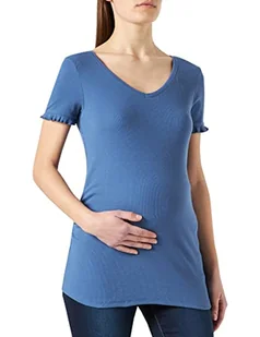 Esprit Maternity Koszulka damska z krótkim rękawem, Błękitny - 404, 40 PL - Koszulki i topy damskie - miniaturka - grafika 1