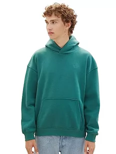 TOM TAILOR Denim Bluza męska, 10778 – zielony Hunter Green, S - Bluzy męskie - miniaturka - grafika 1