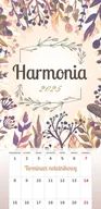 Kalendarze - Kalendarz ścienny, Harmonia - miniaturka - grafika 1