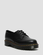 Półbuty damskie - stringate donna dr. martens 21084001 - 1461 bex smooth black - miniaturka - grafika 1