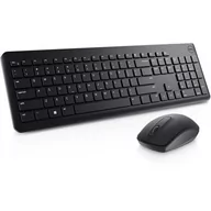 Zestawy myszka + klawiatura - Dell Keyboard and Mouse KM3322W Keyboard and Mouse Set, Wireless, Batteries included, US, Black - miniaturka - grafika 1