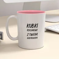 Kubki - Firmowy kubek reklamowy - CLASSIC z kolorowym wnętrzem - miniaturka - grafika 1