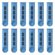 Wkłady filtrujące - ZESTAW 12 Filtrów do Butelki Filtrującej Dafi SOFT i SOLID Szafirowy - miniaturka - grafika 1