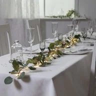 Lampy pozostałe - Zielona dekoracja świetlna LED Star Trading Eucalyptus, dł. 1,8 m - miniaturka - grafika 1