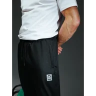 Spodnie sportowe męskie - Manto Spodnie Joggery Pulse Black - miniaturka - grafika 1