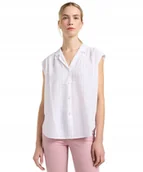 Koszule damskie - Koszula Lee CAP SLEEVE SHIRT 112365044 Bright White M - miniaturka - grafika 1