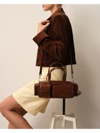 Torebki damskie - Badura Torebka WEN-32 Brązowy - miniaturka - grafika 1