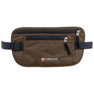 Nerki - Dyskretna saszetka nerka podróżna na pas z ochroną RFID (brąz) - miniaturka - grafika 1