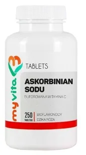 MyVita Askorbinian Sodu x 250 tabl - Witaminy i minerały - miniaturka - grafika 1
