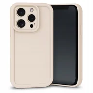 Etui i futerały do telefonów - Etui do Apple iPhone 13 Pro Beżowe, Silikon, Matowe, Wzmocnione Szkło - miniaturka - grafika 1