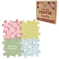 Zabawki sensoryczne - Mata podłogowa sensoryczna 4 elementy - Askato - miniaturka - grafika 1