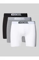 Majtki damskie - Obcisłe bokserki z elastycznym paskiem z logo w zestawie 3 szt. - Diesel - miniaturka - grafika 1