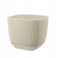 Donice - OSŁONKA KWADRATOWA CORAL 15CM KREMOWA VERDENIA - miniaturka - grafika 1