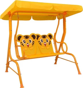 Elior Dziecięca huśtawka ogrodowa Fino - lew E10397 - Meble ogrodowe - miniaturka - grafika 1