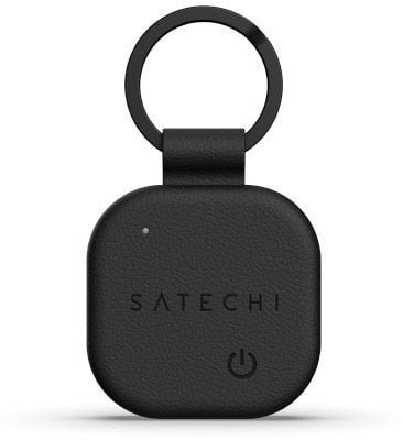 Satechi FindAll Keychain - brelok ze skóry wegańskiej z lokalizatorem kompatybilny z Apple Find My black