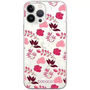 Etui Babaco dedykowane do Iphone 7/ 8/ SE 2/ SE 3, wzór: Kwiaty 020 Etui częściowo przeźroczyste, oryginalne i oficjalnie licencjonowane - Etui i futerały do telefonów - miniaturka - grafika 1
