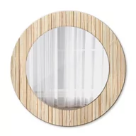 Lustra - Lustro dekoracyjne okrągłe Bambus słoma - miniaturka - grafika 1