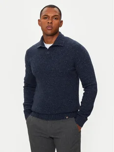 Colmar Golf 4403 6YQ Granatowy Regular Fit - Swetry męskie - miniaturka - grafika 1