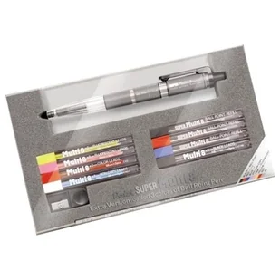 Długopis+ołówek automatyczny 8w1 PENTEL SUPER MULTI 8 + grafity i temperówka /PH803/ - Ołówki - miniaturka - grafika 1